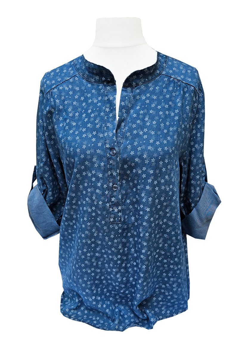 Jeansbluse SAISON leichte Jeansbluse Tunika Jeans günstig online kaufen