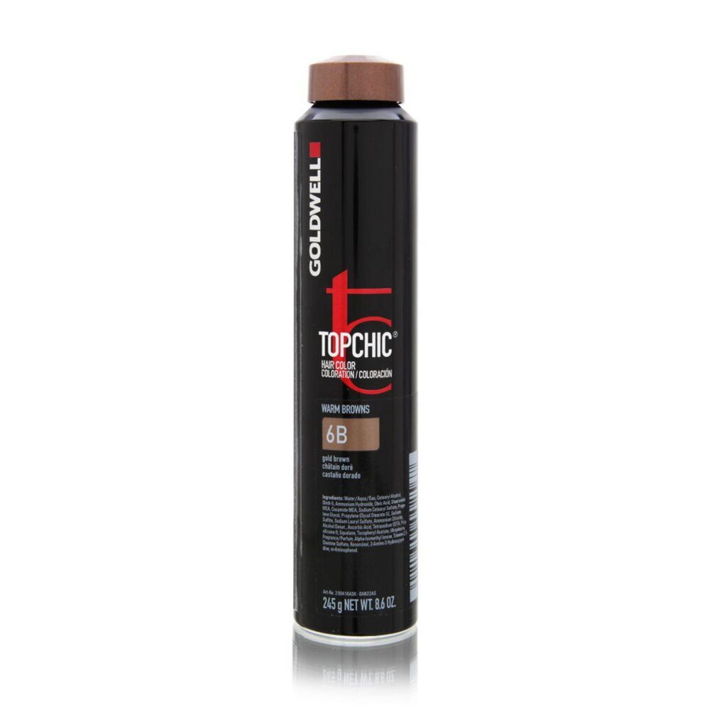Goldwell Haarpflege-Set, TopChic, permanente Haarfarbe, 6B Goldbraun