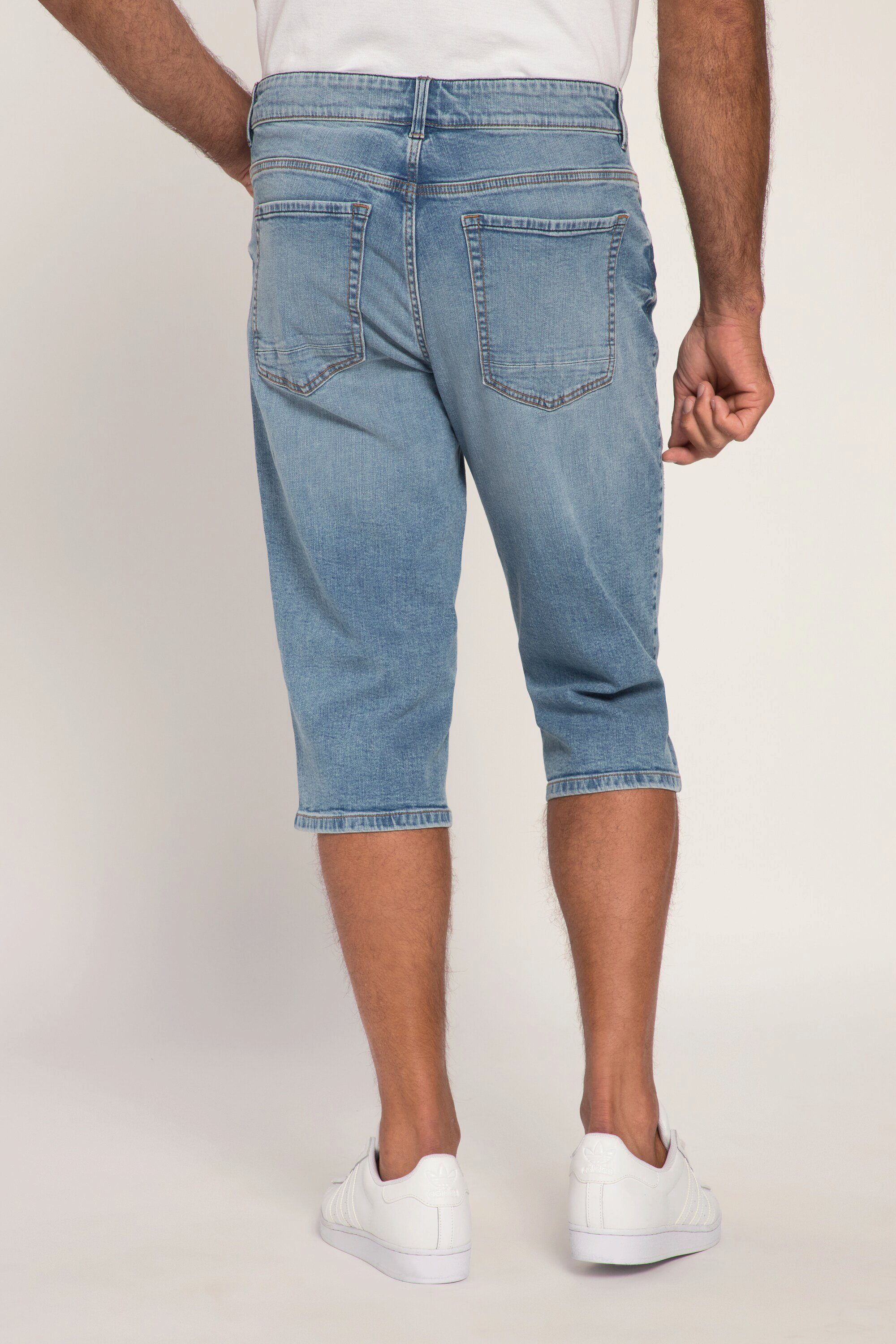JP1880 Powerstretch 3/4-Jeans Jeansbermudas light blue 5-Pocket