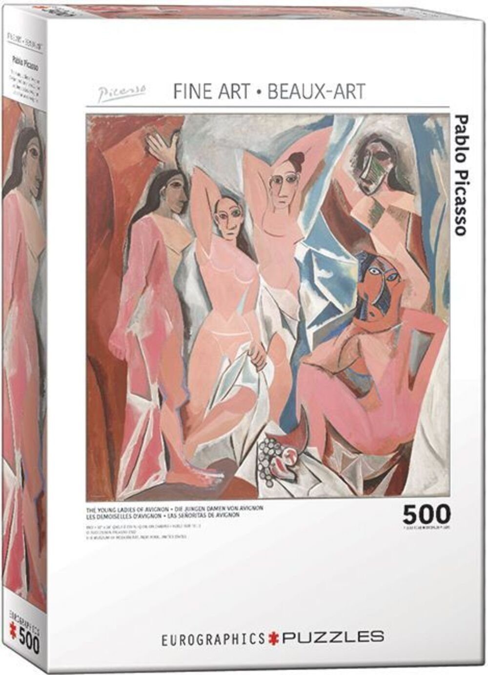 Puzzle EUROGRAPHICS Picasso Puzzleteile d'Avignon 599 (Puzzle), -Demoiselles
