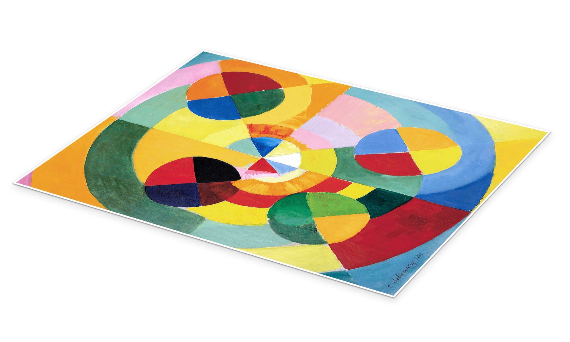 Posterlounge Wandbild Rhythmus, Lebensfreude, Robert Delaunay, erhältlich als Poster, Leinwandbild, Wandsticker oder Acrylglasbild