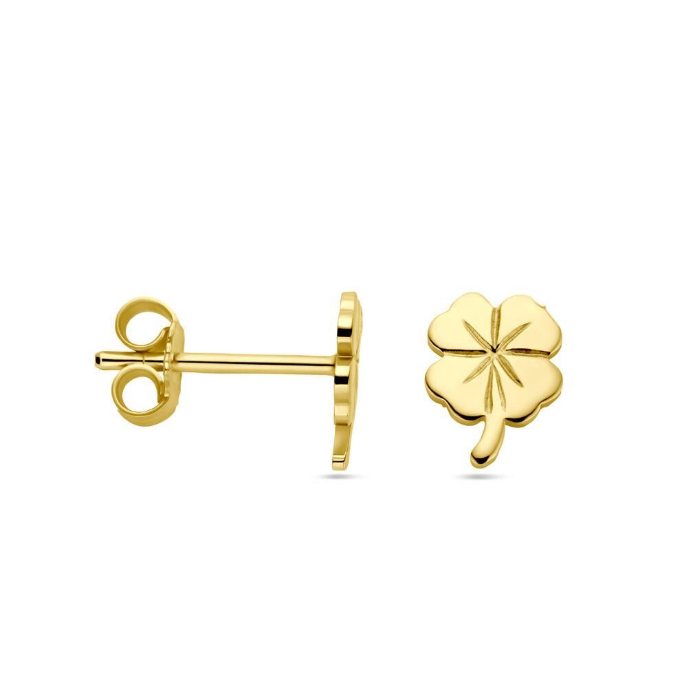 NICEANDnoble Paar Ohrstecker 585er Gelbgold Ohrstecker günstig online kaufen