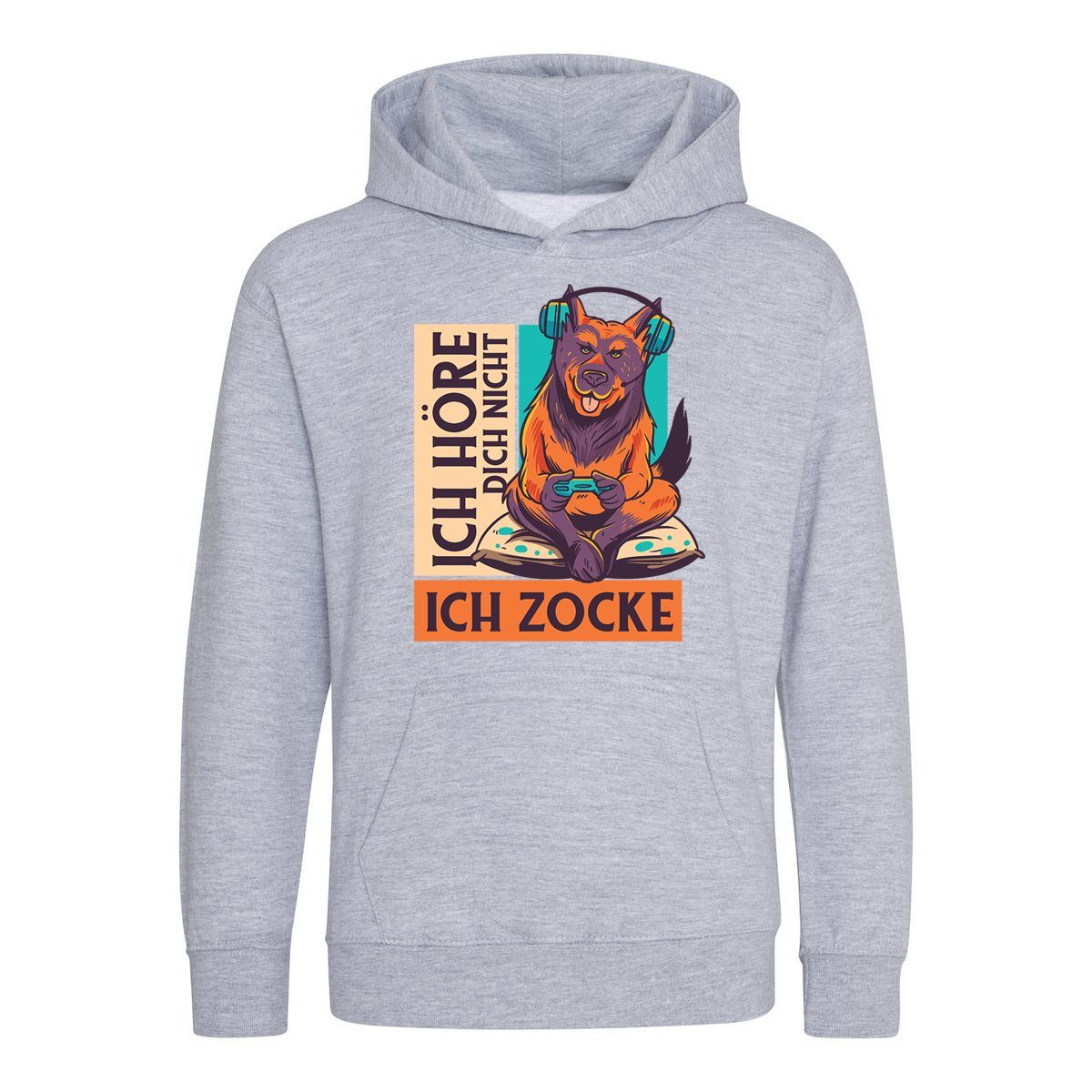 Kapuzenpullover "Ich Höre Dich Nicht, Ich Zocke" Kinder Hoodie Pullover