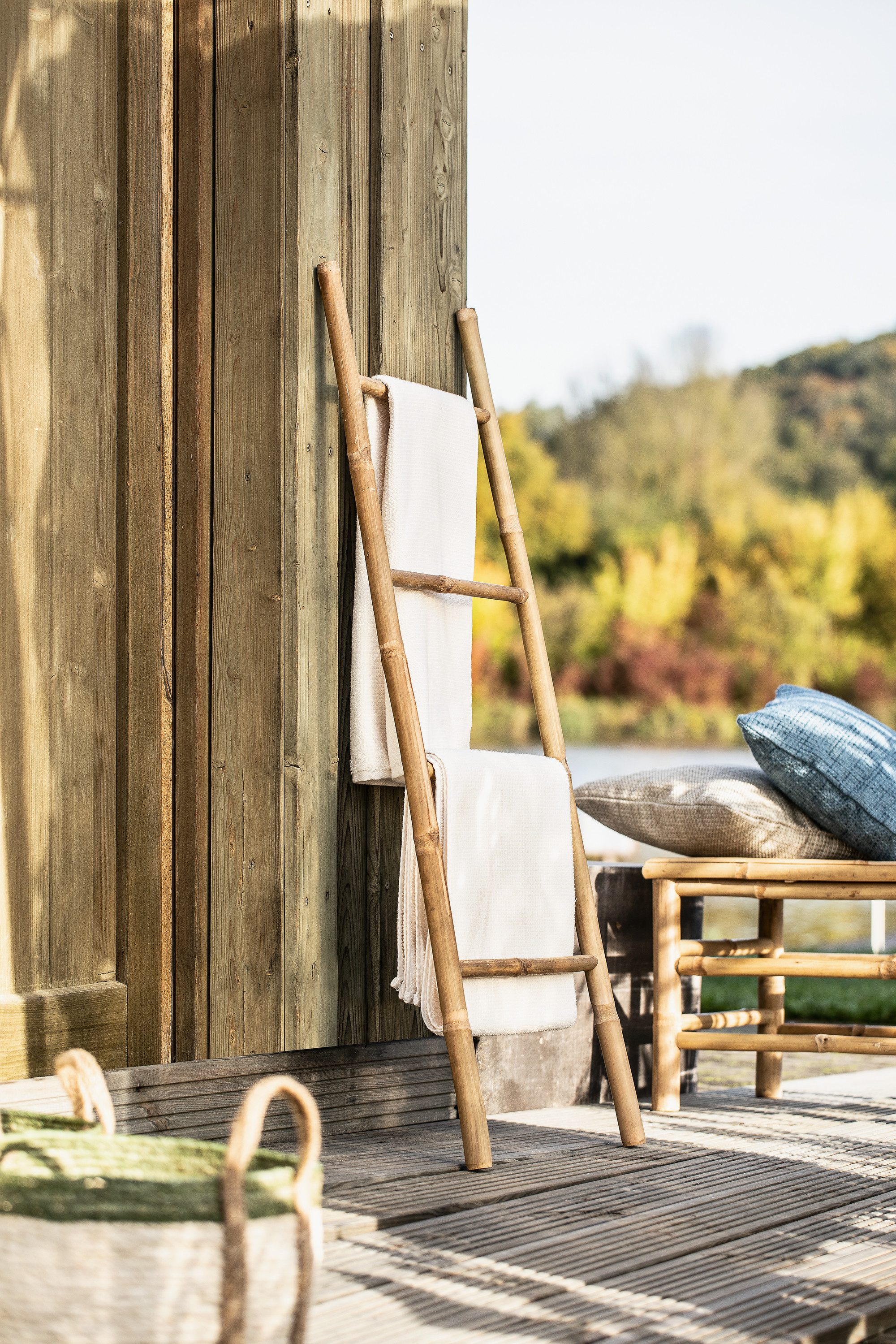 Frank Flechtwaren Dekoobjekt, Dekoleiter Tropical