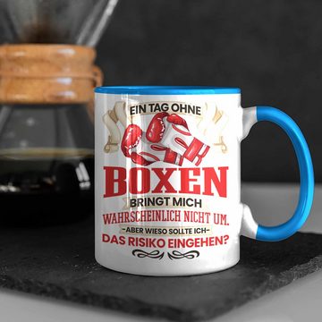 Trendation Tasse Boxen Tasse Geschenk Boxer Kampfsport Geschenkidee Spruch