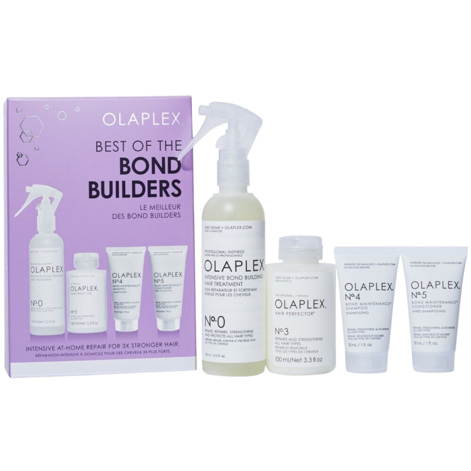 Haarpflege-Set Olaplex Best of the Bond Builders Set (No.0 + No.3 + No.4 + No.5)