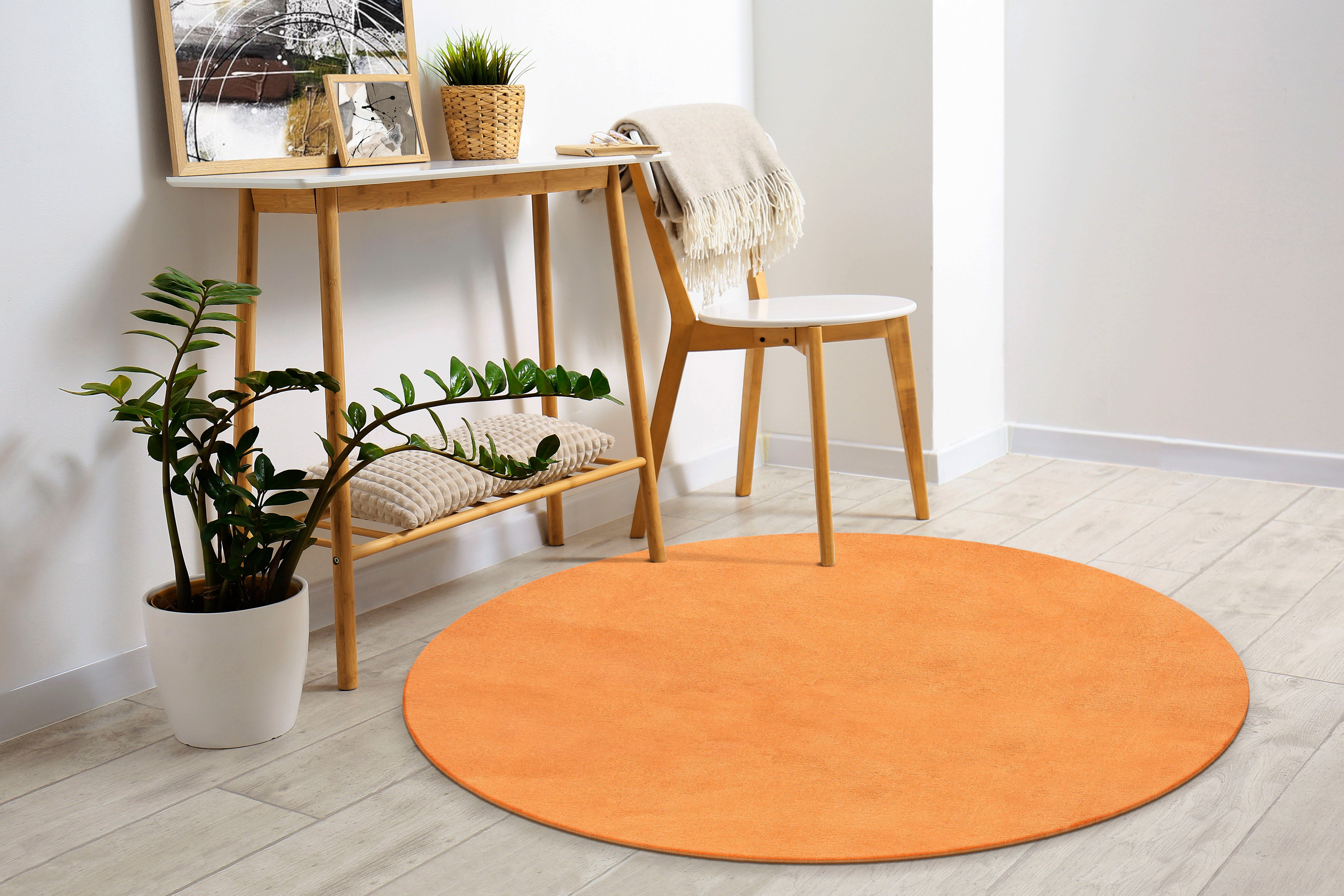 merinos Teppich Loft 37, rund, Höhe: günstig online kaufen