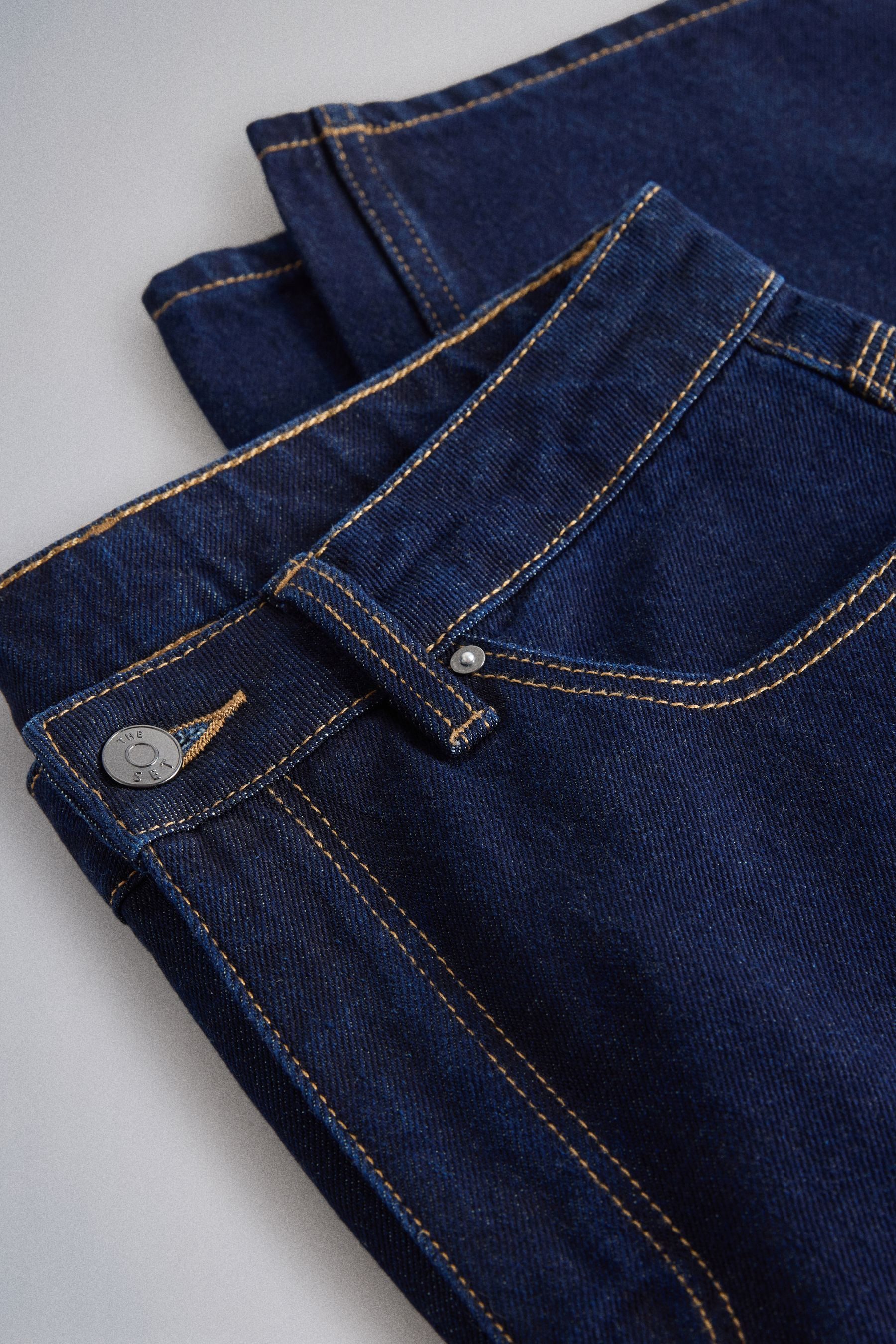 The Set Straight-Jeans The Set 90er Jeans mit geradem Bein (1-tlg)