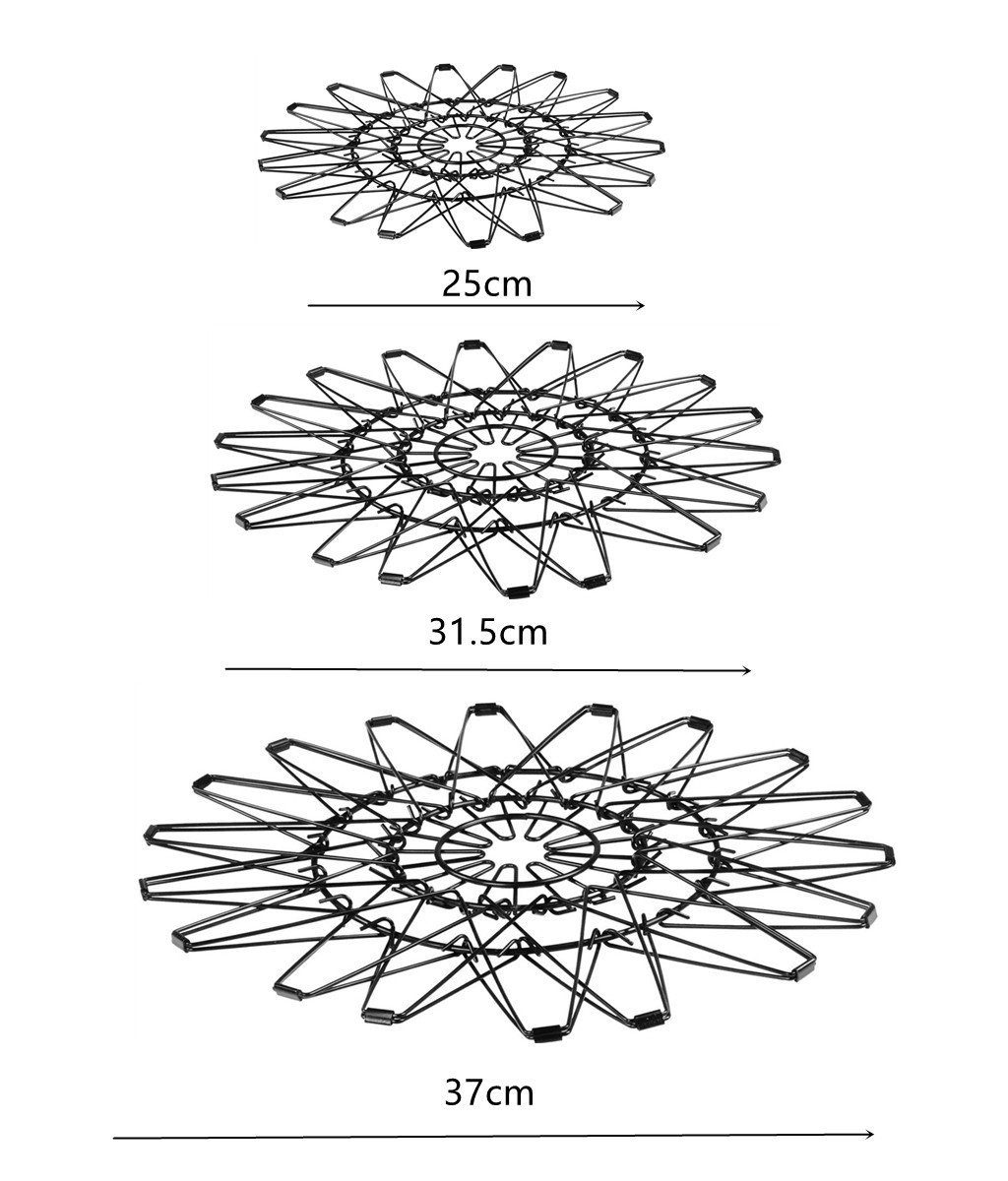 Geschenk, Obstkorb können auch lässt leicht Lampenschirm, Flexibler Drahtkorb Blumentopf, Weinhalter, Strukturform Hand in 5 ändern, Obstkorb(3 - Multi-Form,Aufbewahrungskorb Besteckhalter Obstschale, Spülschüssel, von Formen Sie als für Obstschale kreative Snack-Organizer, XDeer (Set, die in falten verschiedene und durch als die Pack), 1-tlg), usw. sich Drücken