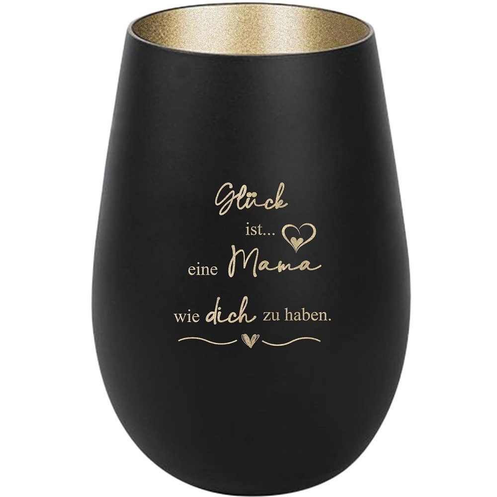 Der Porzellan-Laden Windlicht Personalisiertes Windlicht: 'Glück ist... ein günstig online kaufen