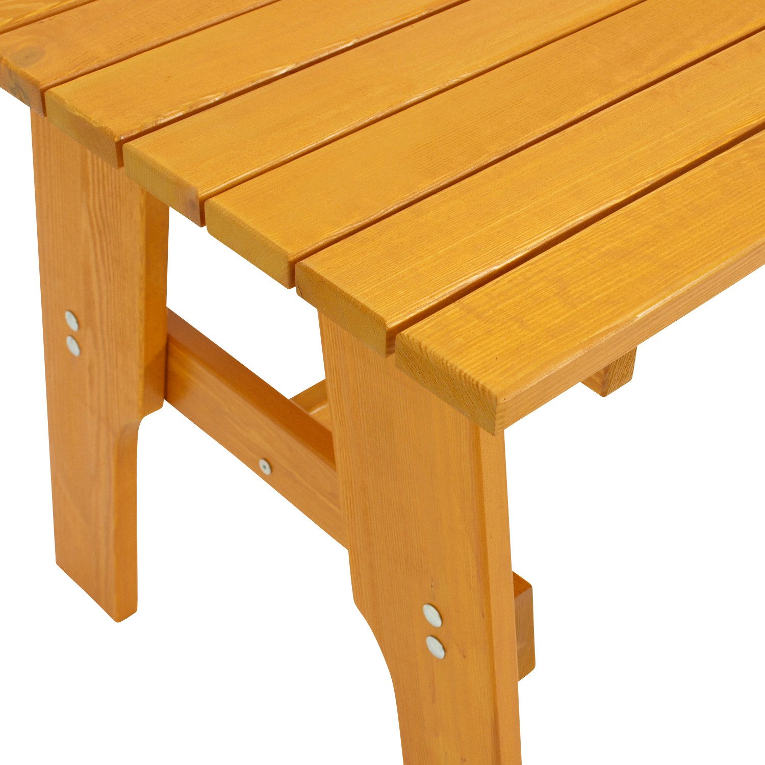 DEGAMO Gartentisch FREITAL (1-St), rechteckig 72x120cm, massive Kiefer hell lackiert