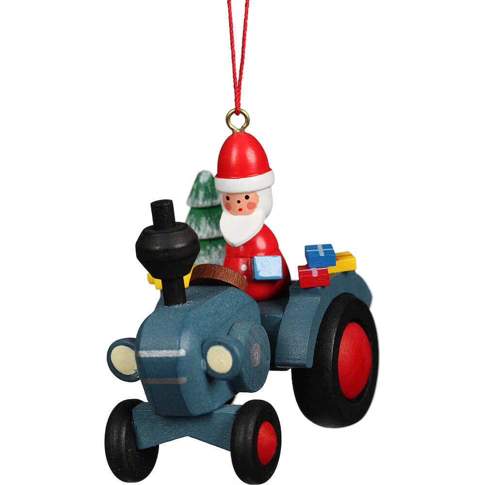 Christian Ulbricht Dekohänger Christbaumschmuck Traktor mit Weihnachtsmann günstig online kaufen
