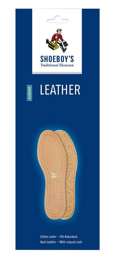 Shoeboys Ledersohlen Leather - aus 100% naturbelassenem Leder und Naturkork