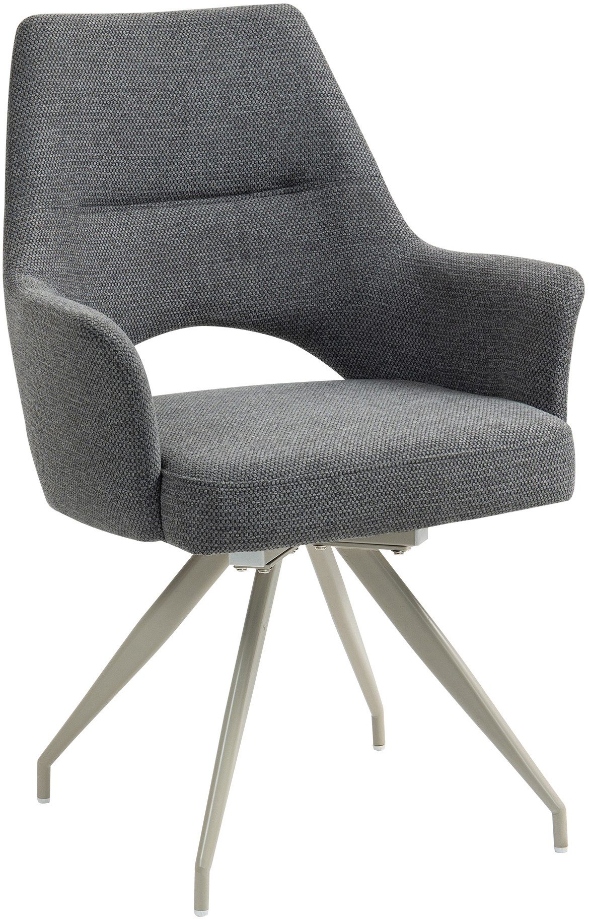 Duo Collection 4-Fußstuhl Esszimmerstuhl (Set, 2 St), 180° drehbar mit Rückholfunktion