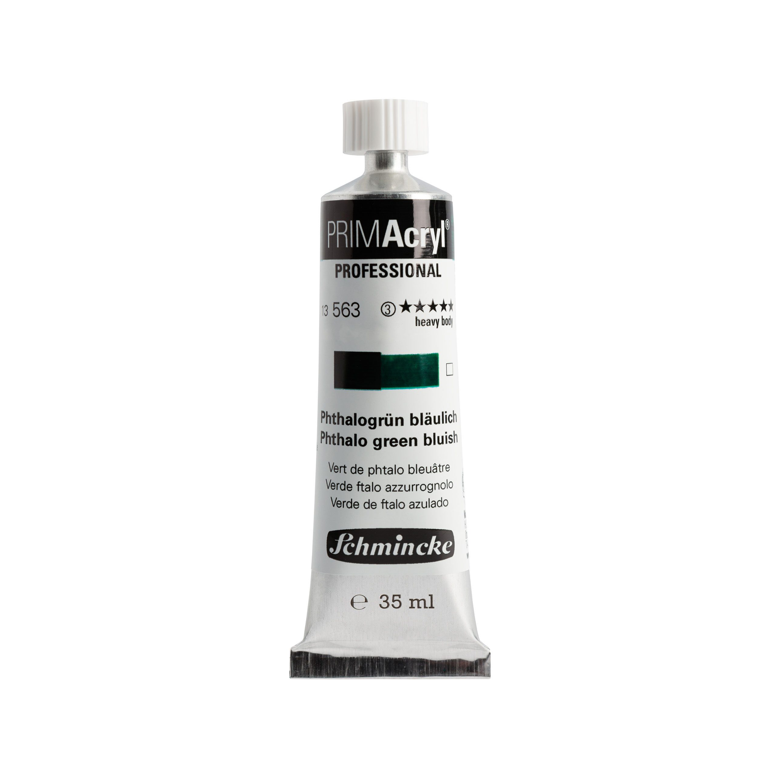 Schmincke Acrylfarbe 35ml PRIMAcryl Phthalogruen blaeulich Acryl 13 563 009
