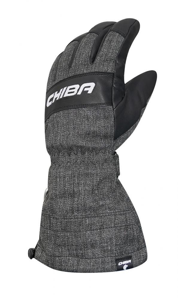 Fahrradhandschuhe CHIBA Alpin Pro - wasserdichte Winter-Radhandschuhe, Primaloft, Lederi