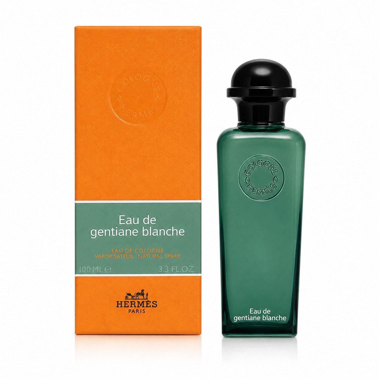 HERMÈS Eau de Cologne HERMES EAU DE GENTIANE BLANCHE Eau de Cologne 100ml