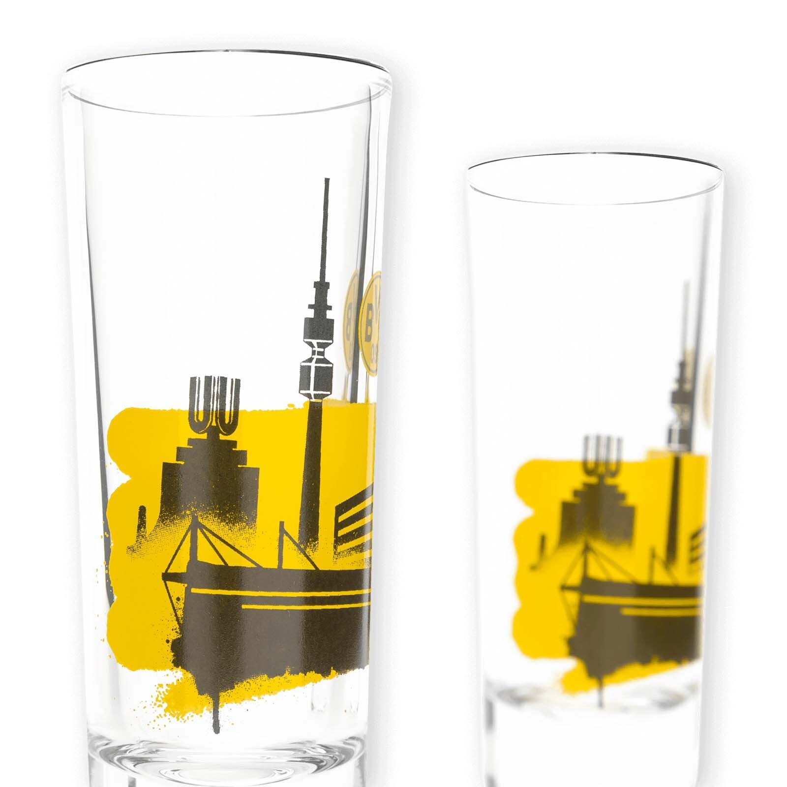 BVB MERCHANDISING Schnapsglas BVB Schnapsglas Skyline (2 STCK), Glas
