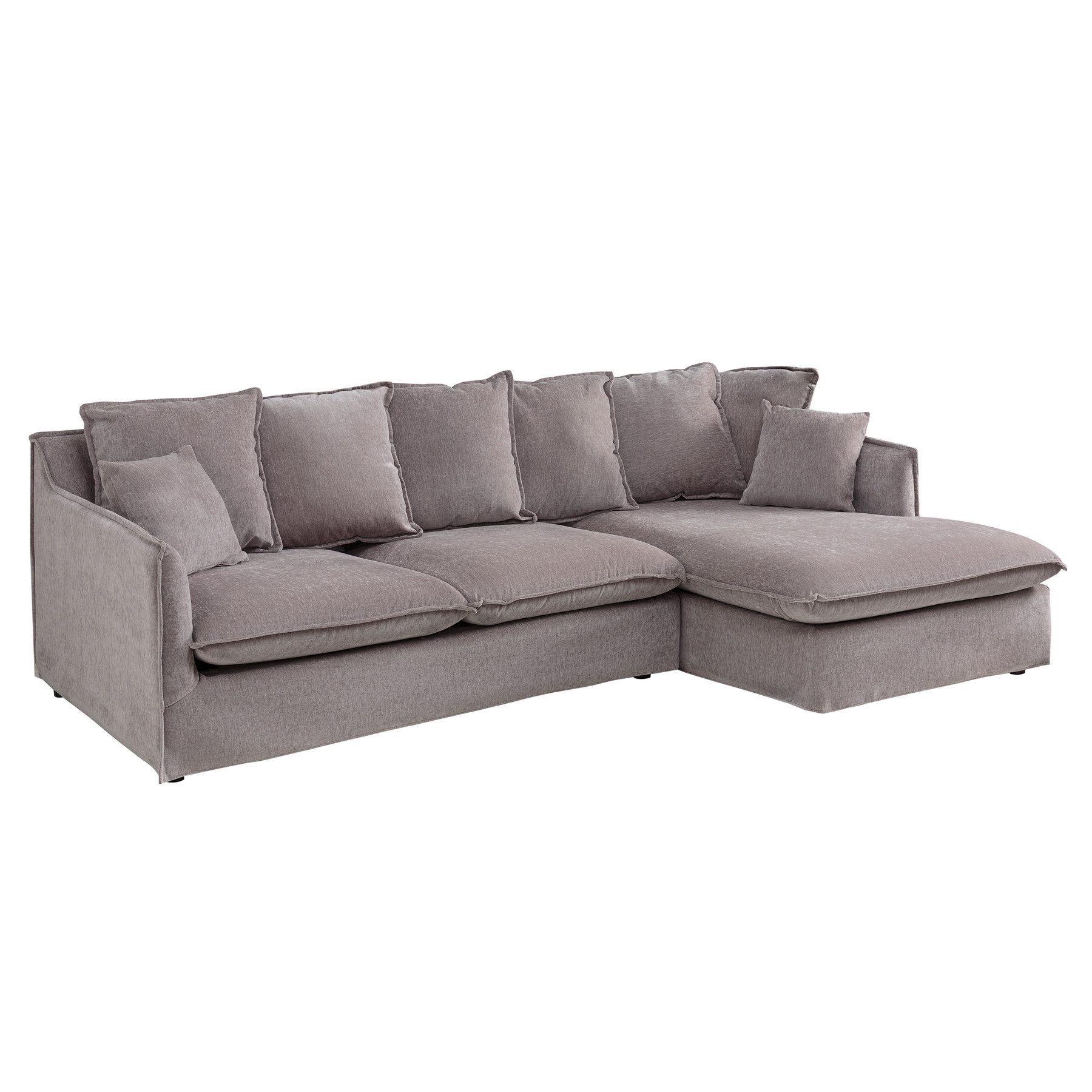 riess-ambiente Ecksofa HEAVEN 255cm taupe, Einzelartikel günstig online kaufen