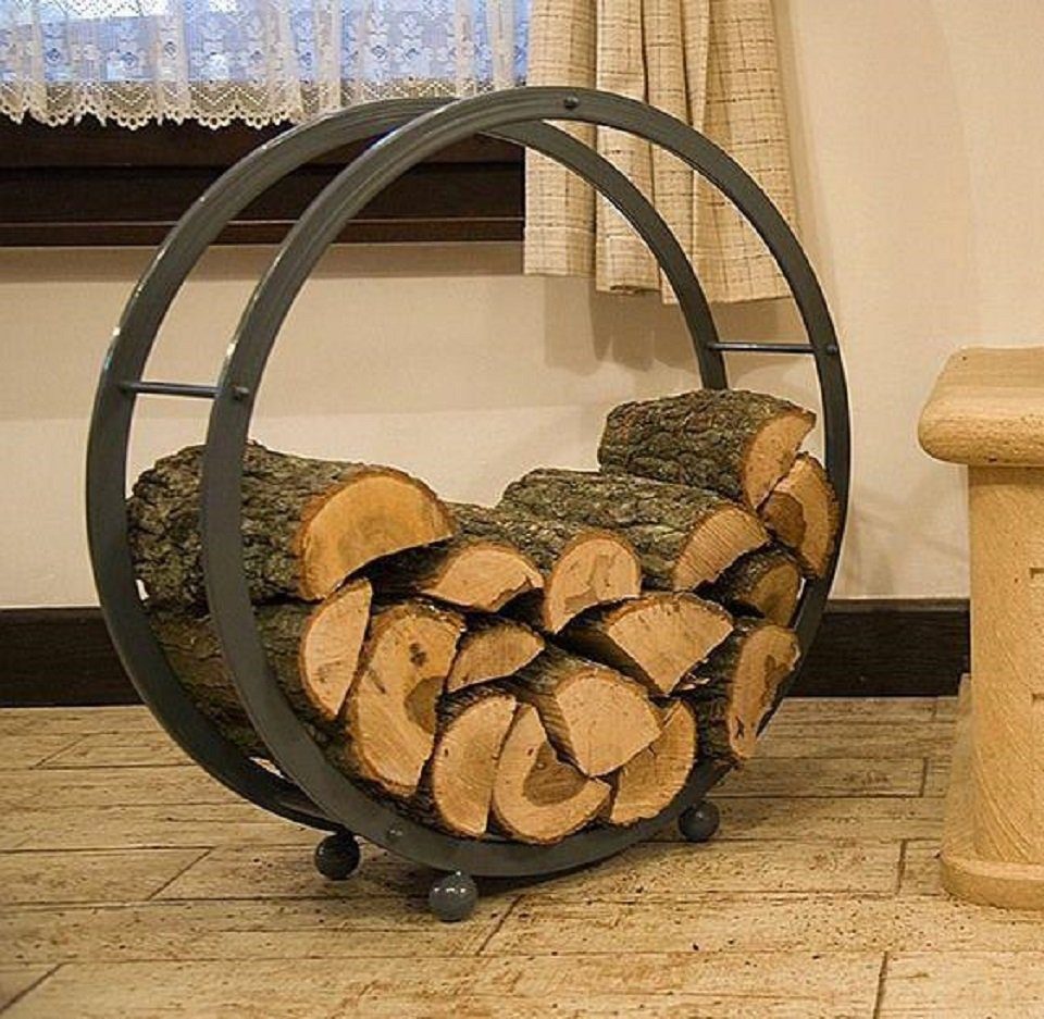 DanDiBo Kaminholzkorb Kaminholzregal Kaminholzständer Rund Durchmesser günstig online kaufen