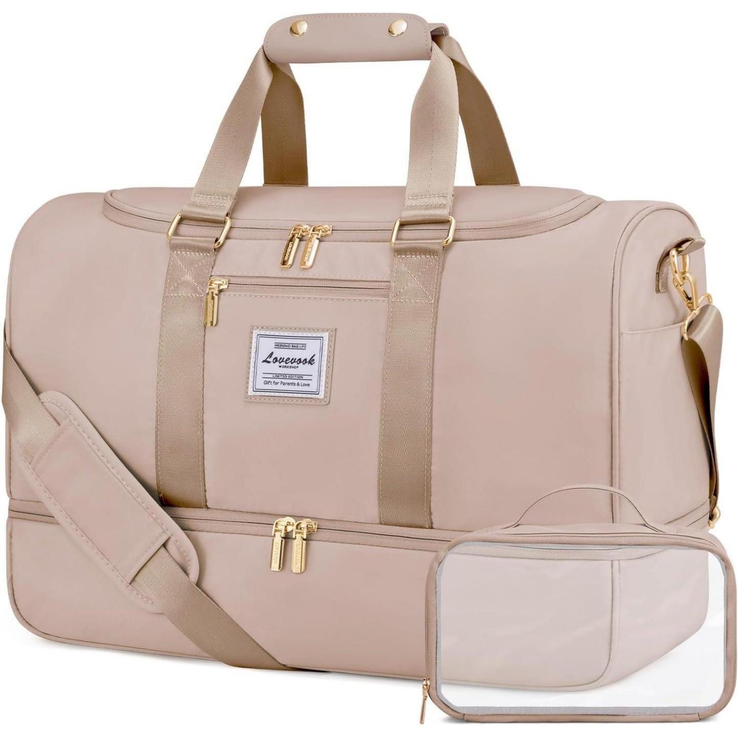 LuxusKollektion Reisetasche Sporttasche Reisetasche 50L mit Schuhfach und günstig online kaufen