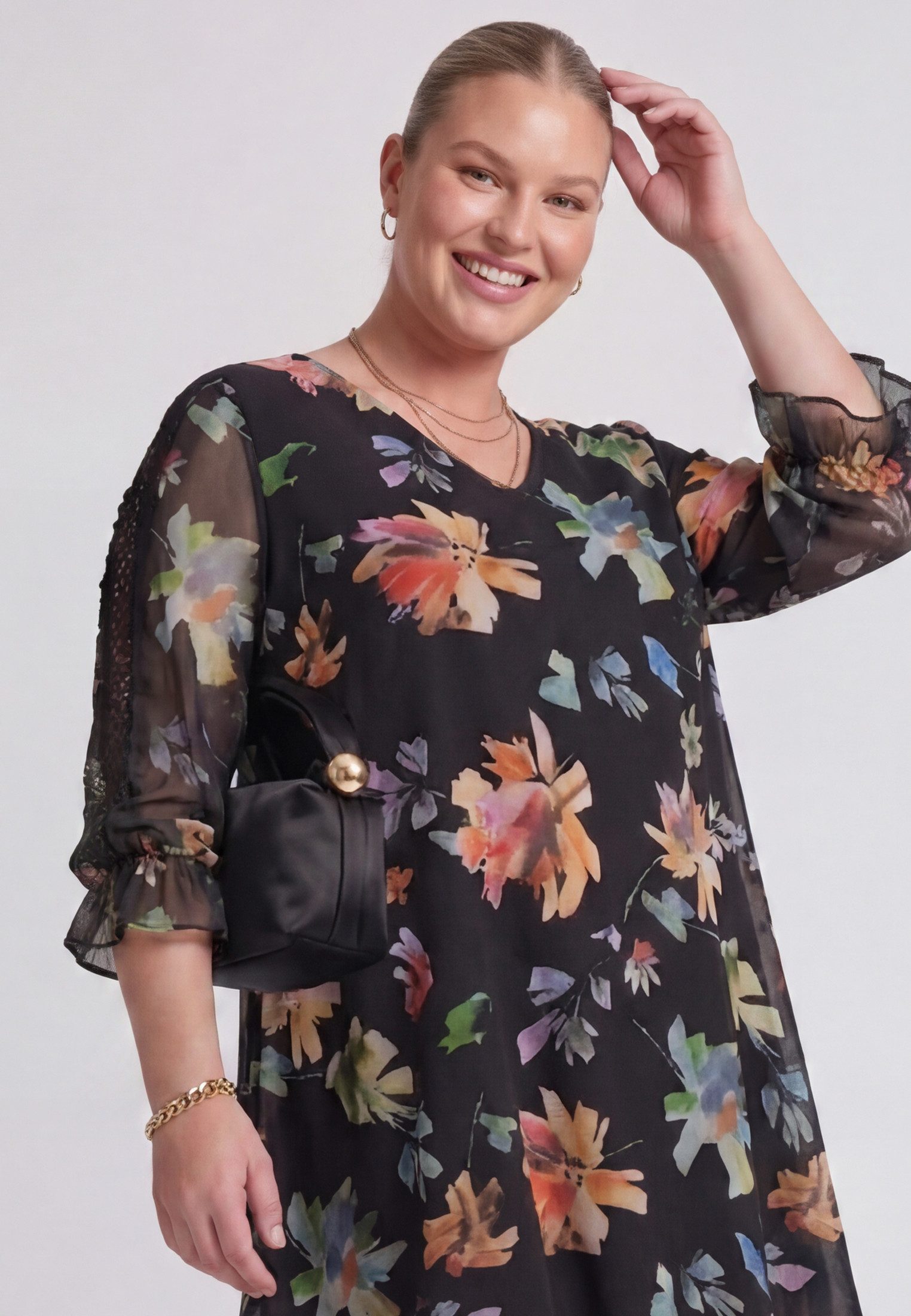 YOEK Tunika Damen Tunika mit Druck