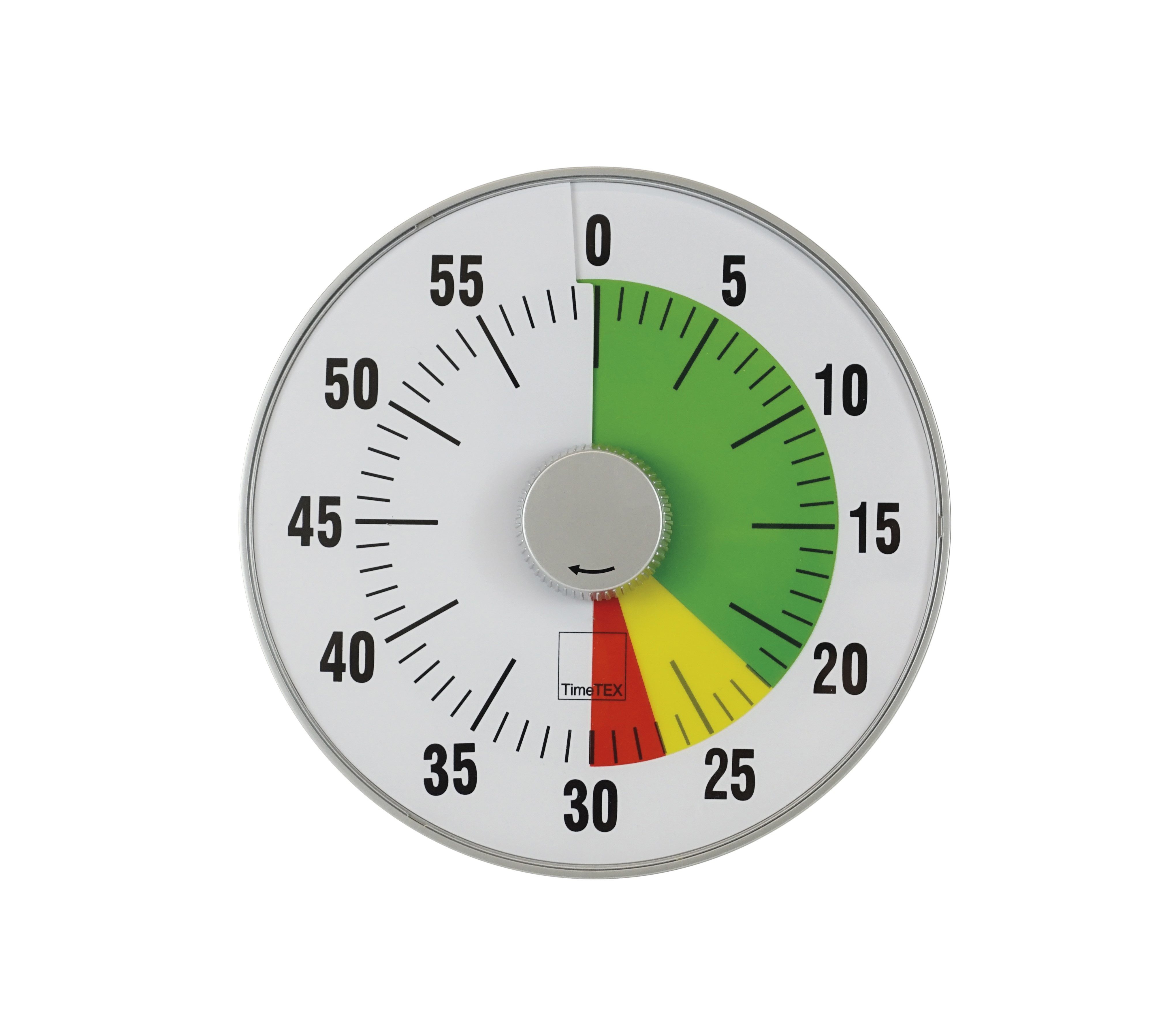 TimeTEX Eieruhr Zeitdauer-Uhr "lautlos" - Visueller Countdown Timer