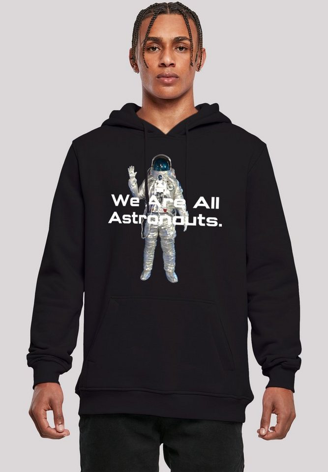 F4NT4STIC Kapuzenpullover PHIBER SpaceOne We are all astronauts Print,  Verstellbare Kapuze und geräumige Kängurutasche