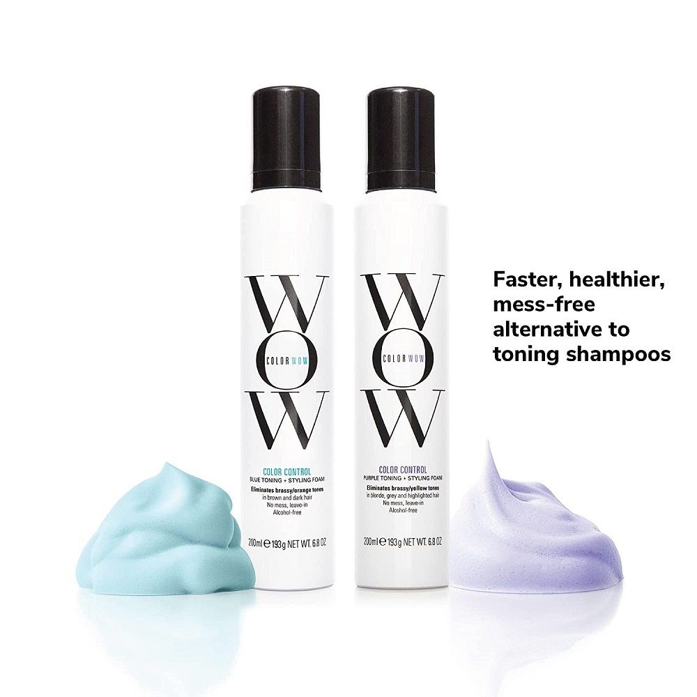COLOR WOW Wow Purple Color Toning 200ml Foam and Styling Color Control Haarpflege-Spray