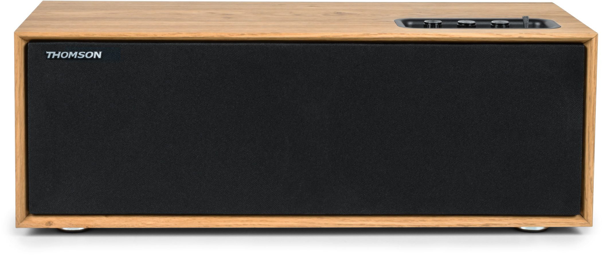 Thomson Bluetooth Regallautsprecher Cosy Range WS702 Holz braun TH388176 Regal-Lautsprecher