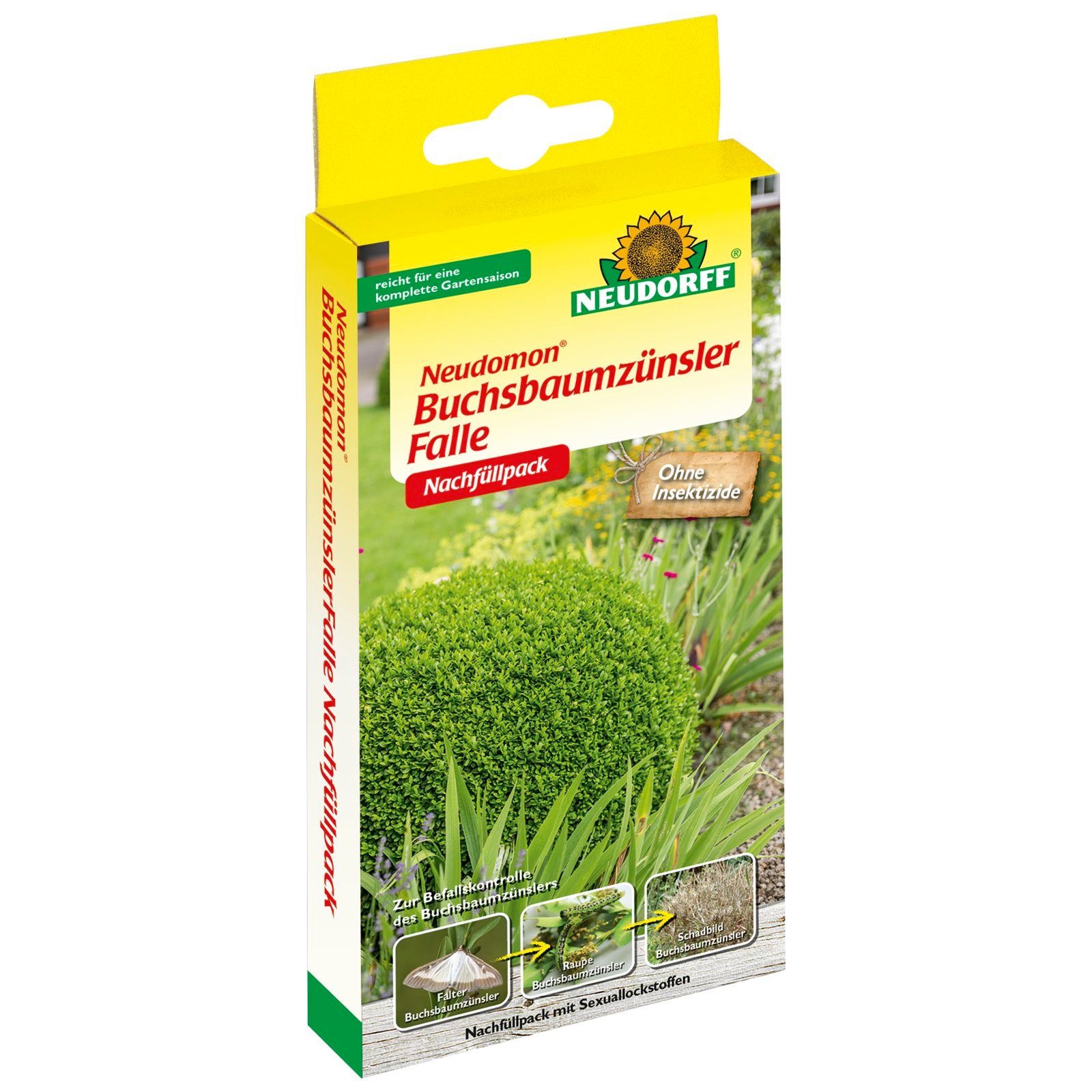 Neudorff Insektenfalle Neudomon BuchsbaumzünslerFalle + Nachfüllpack
