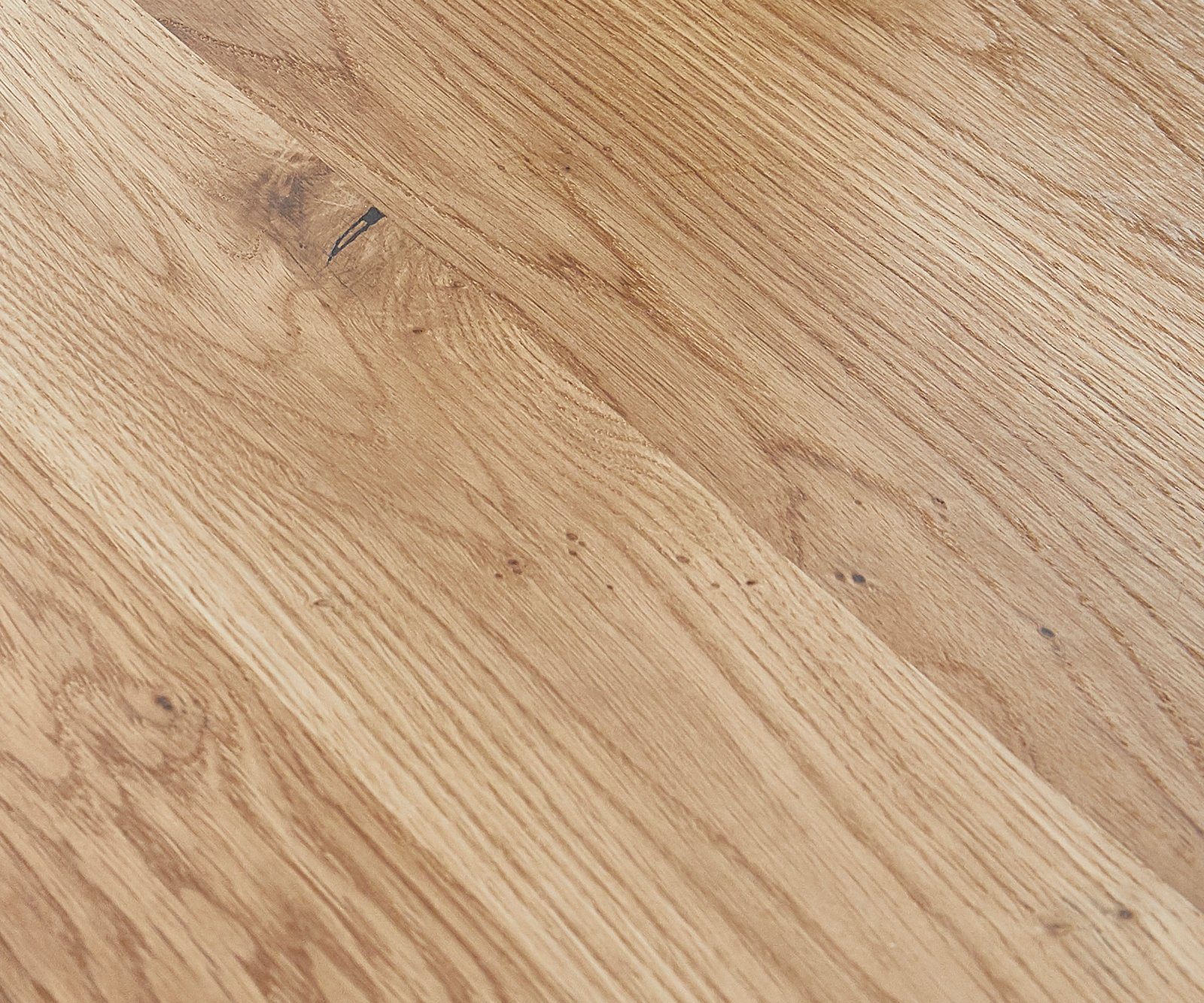 DELIFE Esstischplatte Edge, Eiche Natur 200x100x2,5-3 Live-Edge