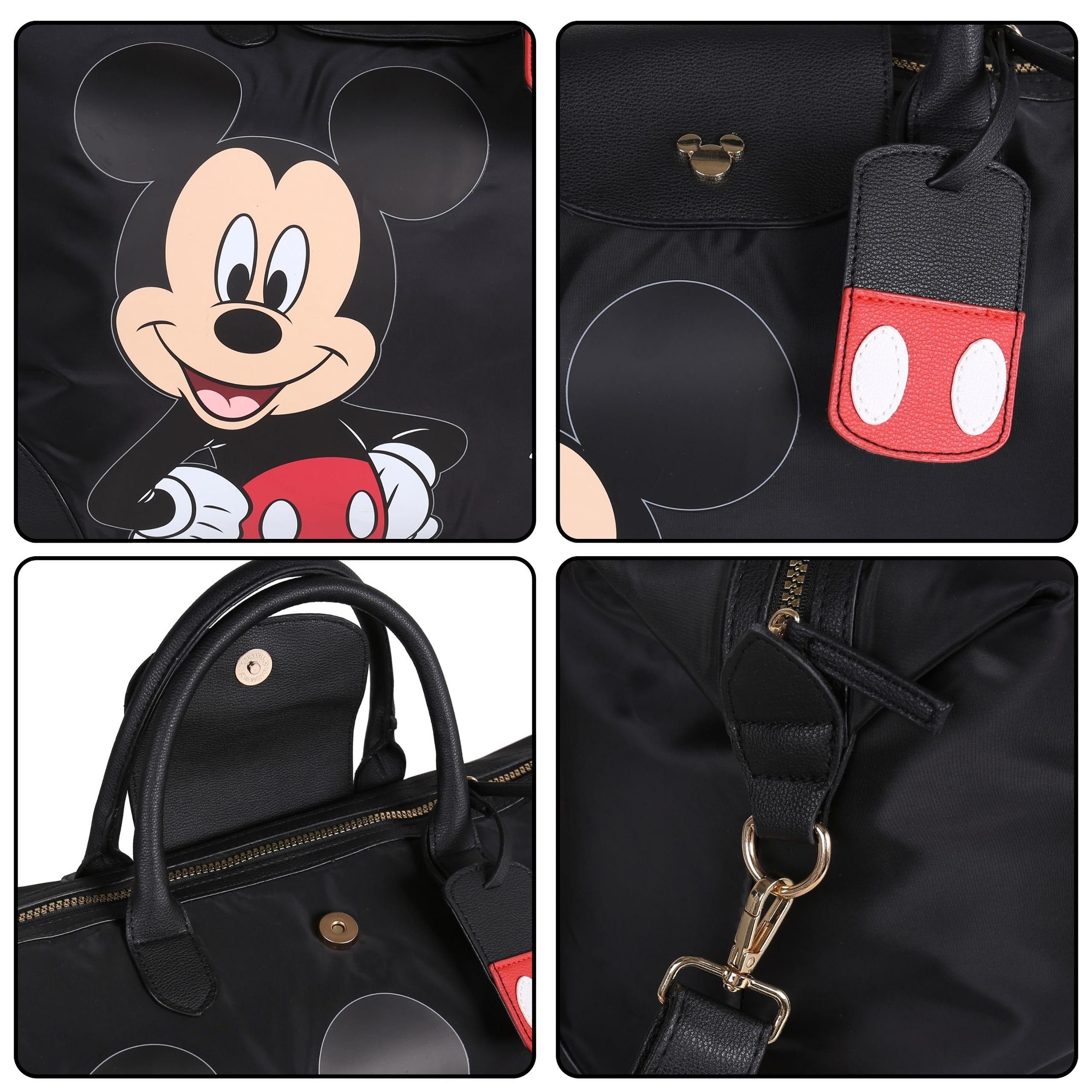 Sarcia.eu Reisetasche DISNEY Micky Maus schwarze Wochenendtasche, 46 × 24 × 35 cm – Bild 4 von 5