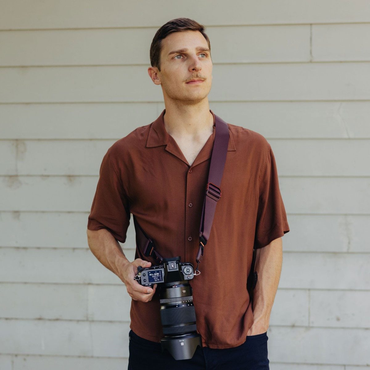 Peak Design Tragegurt Slide Kamera-Tragegurt - Eclipse (Weinrot)