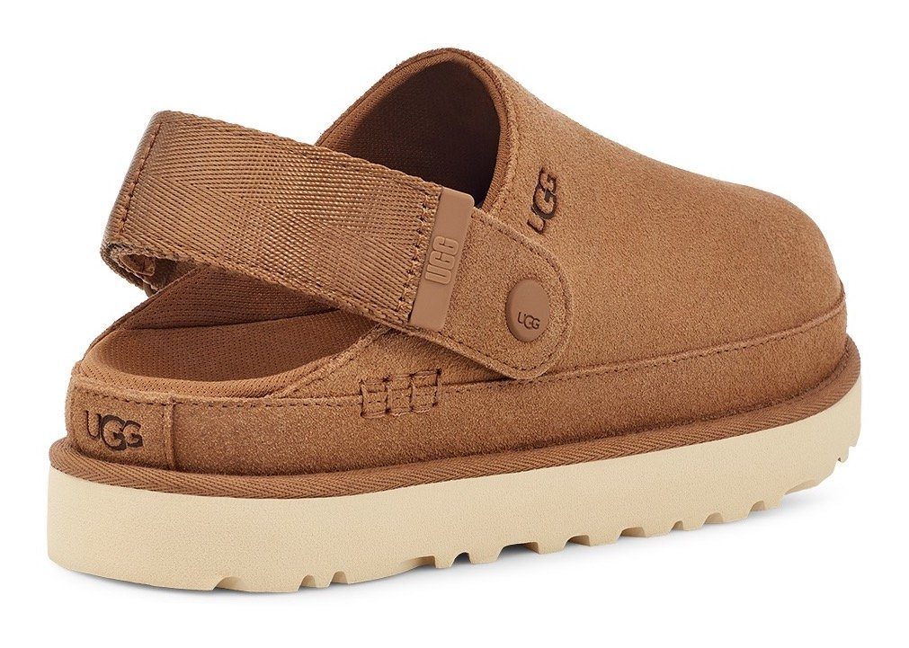 UGG Unisex W GOLDENSTAR CLOG Clog Homeslippers, Plateauschuh, Mule mit schw günstig online kaufen