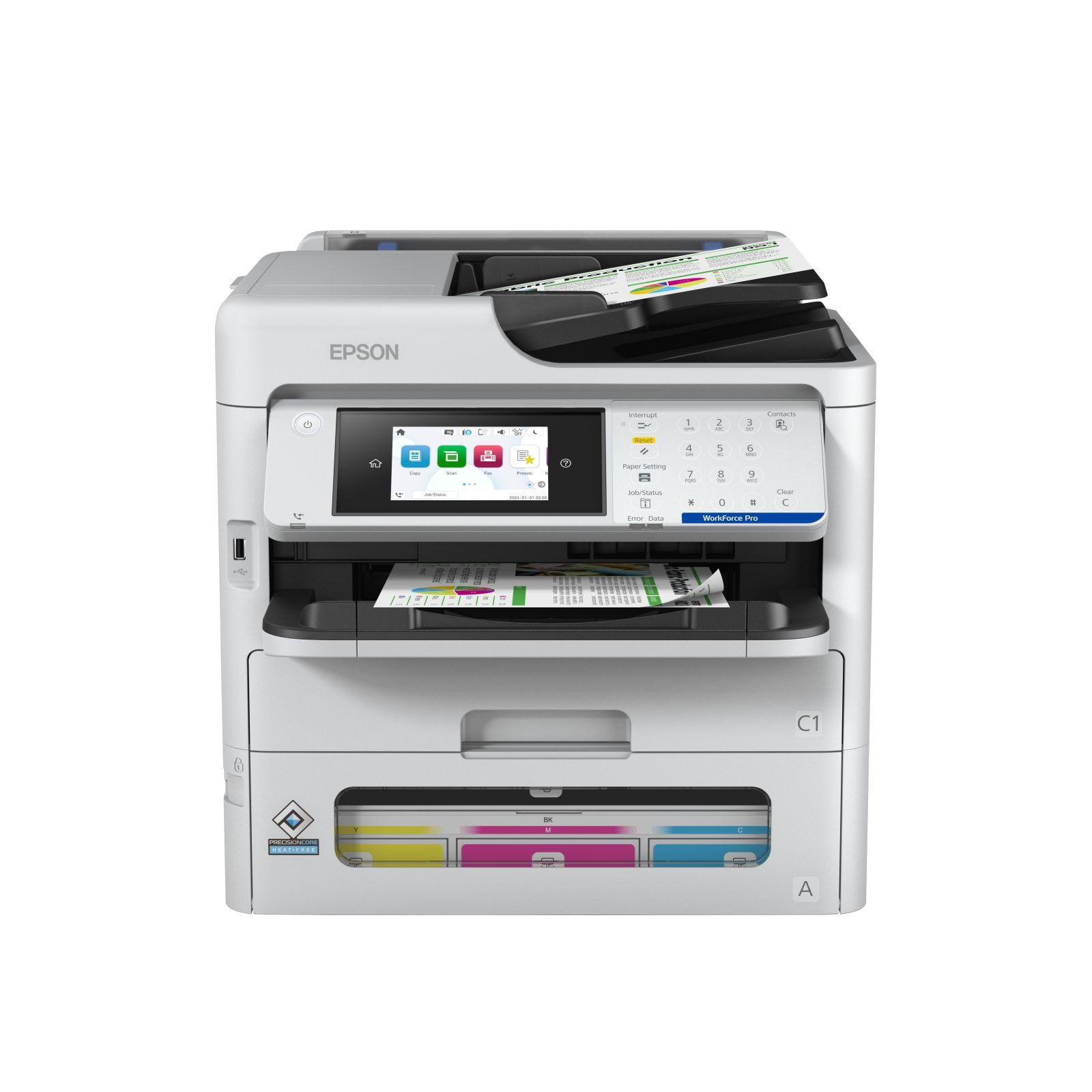 Epson WorkForce Pro EM-C800RDWF - Multifunktionsdrucker - Farbe - Tintenstra Multifunktionsdrucker