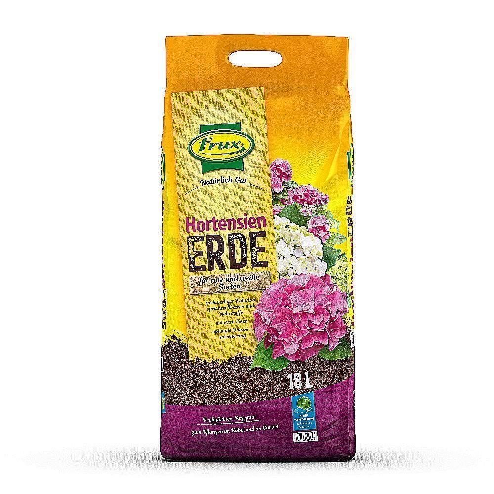frux® Spezialerde Hortensienerde rot & weiß 18l anwendungsfertig