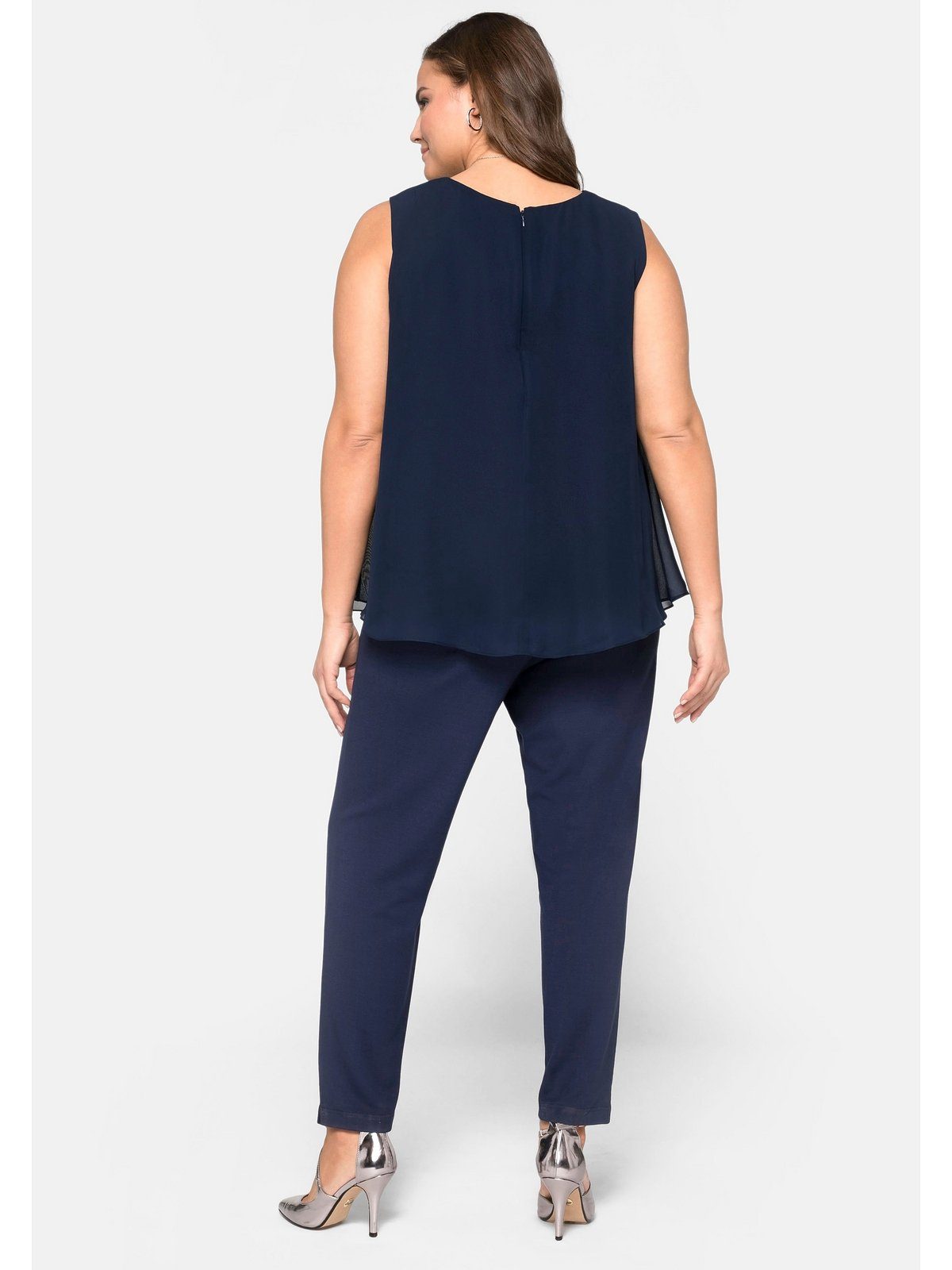 Sheego Jumpsuit Große Größen im Lagenlook