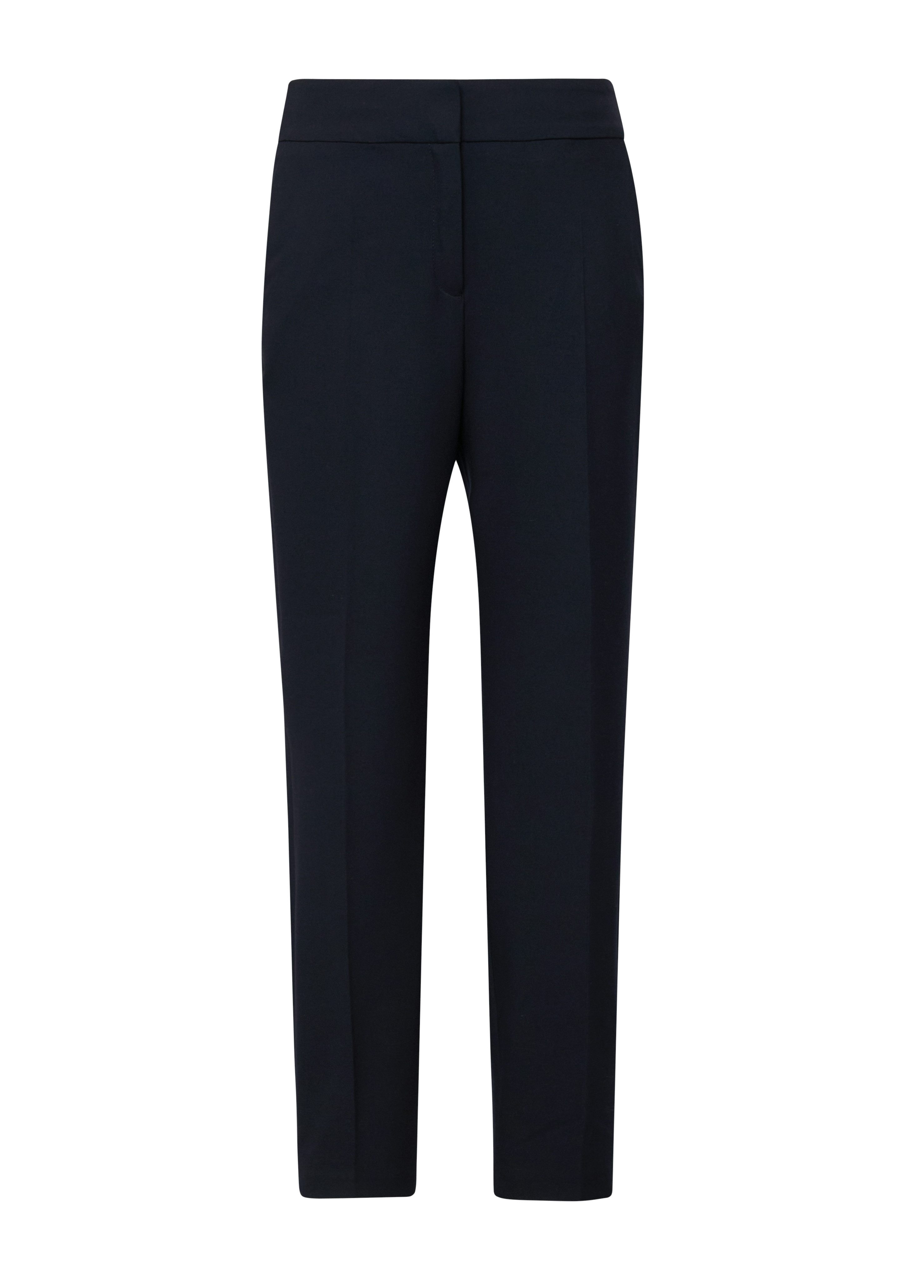 s.Oliver BLACK LABEL Stoffhose mit schmalem Bein, Viskose-Stretch