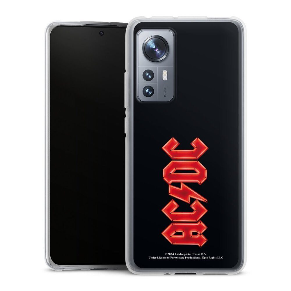 DeinDesign Handyhülle ACDC Logo Offizielles Lizenzprodukt ACDC Logo Large, Xiaomi 12 5G Silikon Hülle Bumper Case Handy Schutzhülle