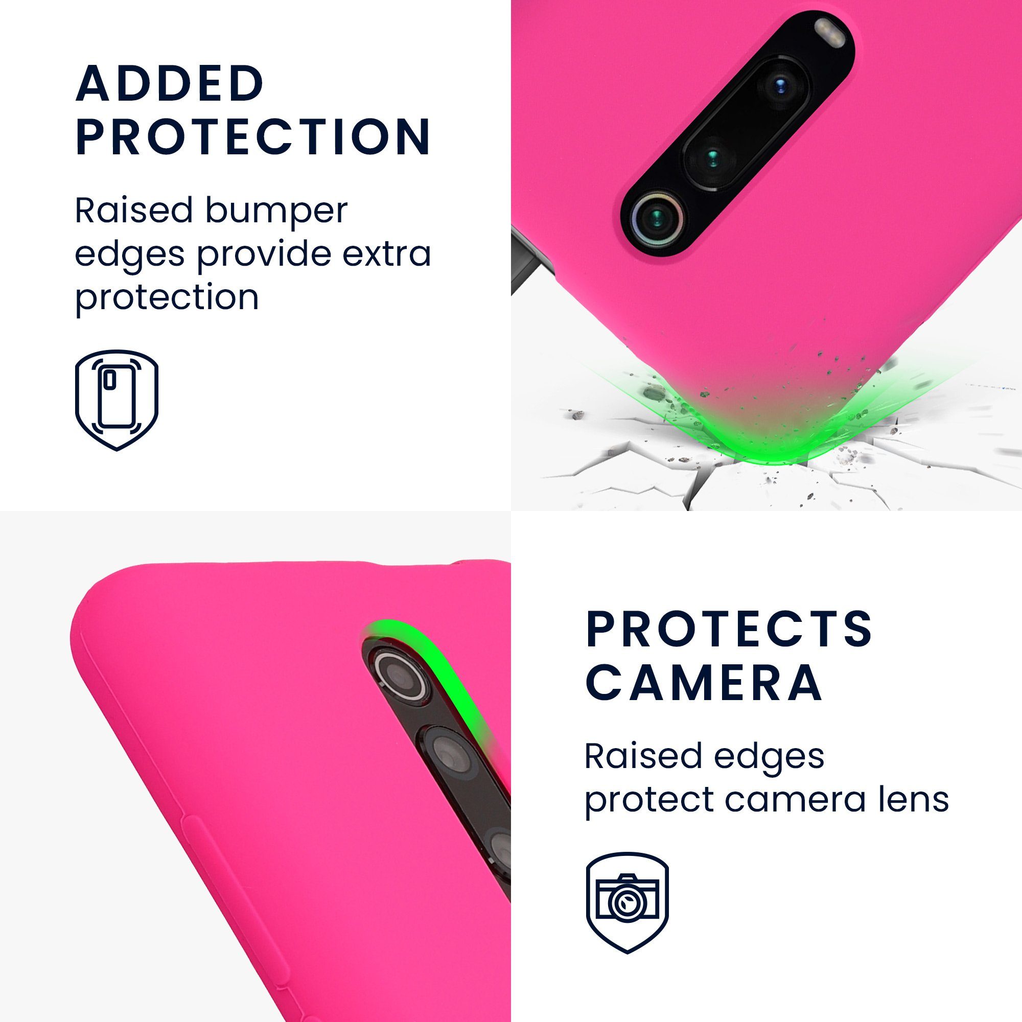 kwmobile Handyhülle Handyhülle für Xiaomi Mi 9T (Pro) / Redmi K20 (Pro) Hülle, Weiches Handy Silikon Case - Schutzhülle Cover