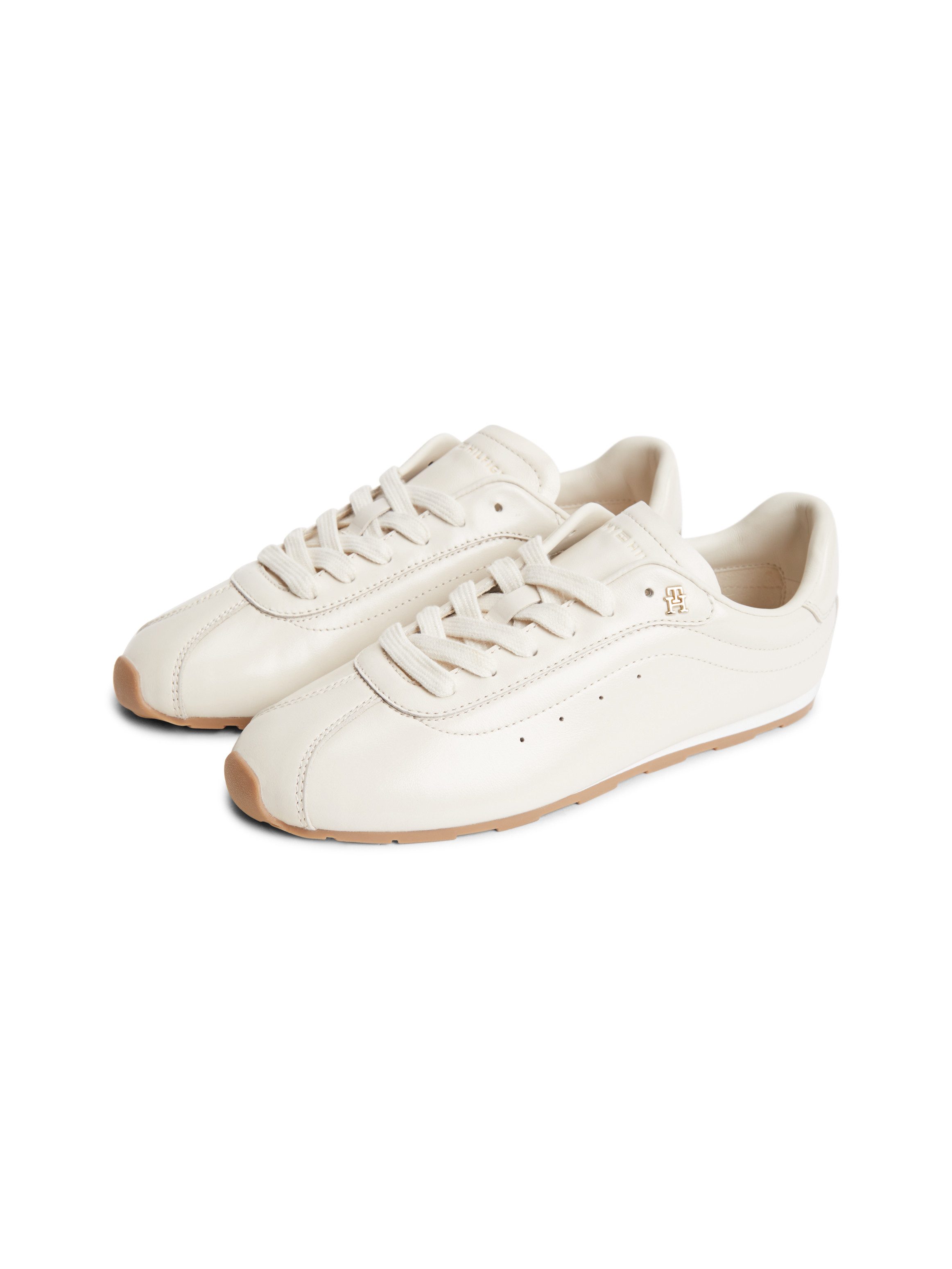 Tommy Hilfiger BELLA SNEAKER LEATHER Sneaker Freizeitschuh, Halbschuh, Schnürschuh im Retro-Look