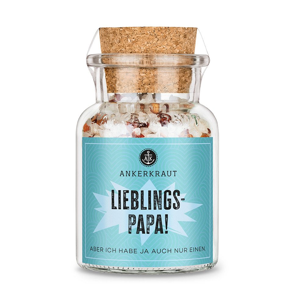 Ankerkraut Gewürz Lieblingspapa, 150g im Korkenglas, Ankerkraut Lieblingspapa Gewürzgeschenk - Gewürzmischung Anlass
