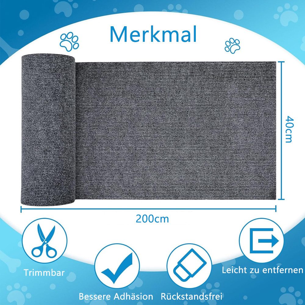 TUWENA Kratzmatte Selbstklebende Kratzschutzmatte, DIY Kratzbrett, Kratzschutz Sofa