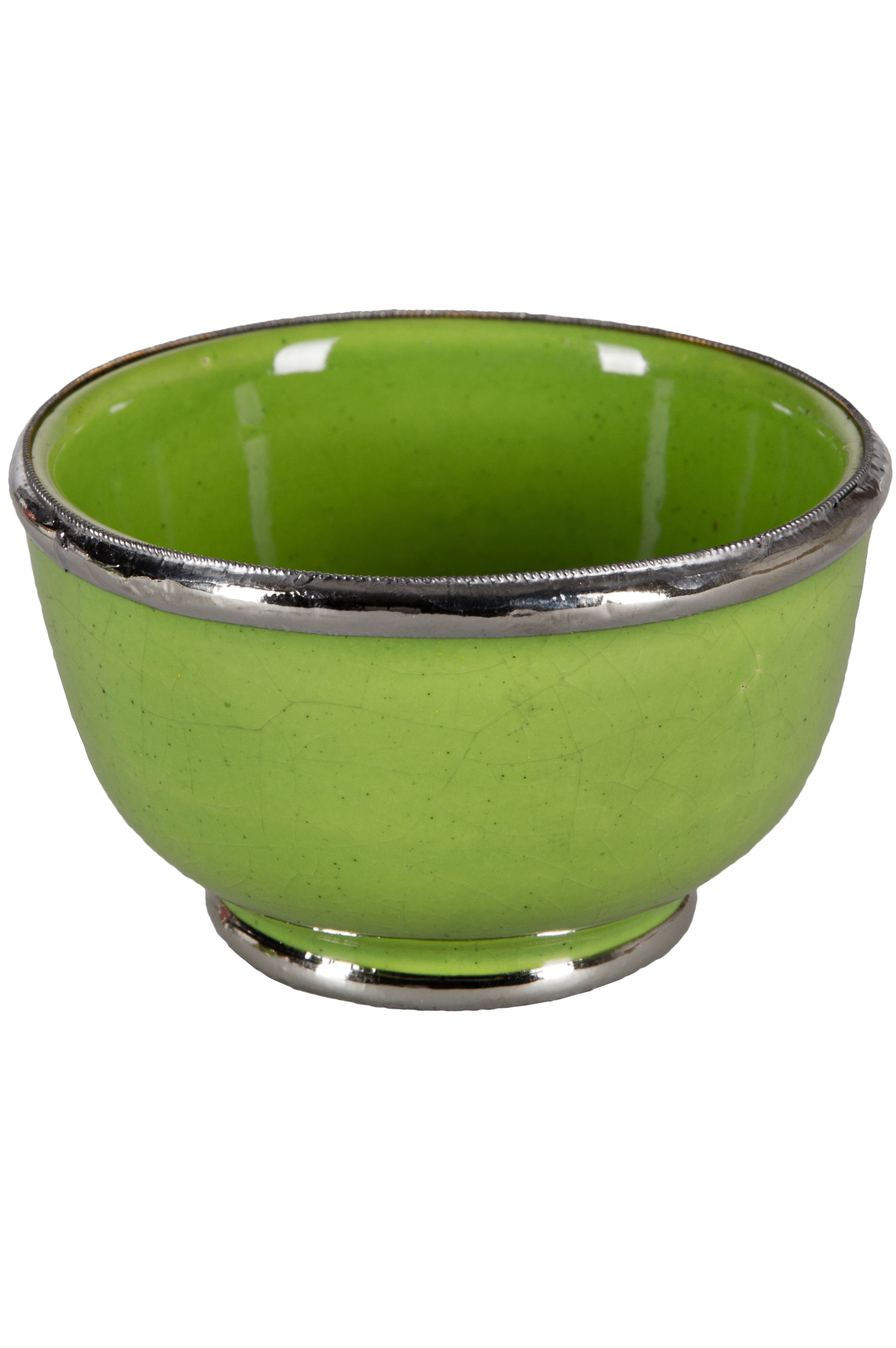 Marrakesch Orient & Mediterran Interior Dipschale Orientalische Dipschale Cariba handgefertigt aus Keramik in Grün 11 cm, Keramik, (1-tlg), Handarbeit