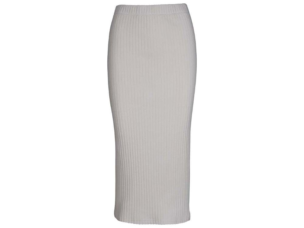 ORGANICATION Sommerrock ORGANICATION Bio-Damen-Midi-Rock, gerippt