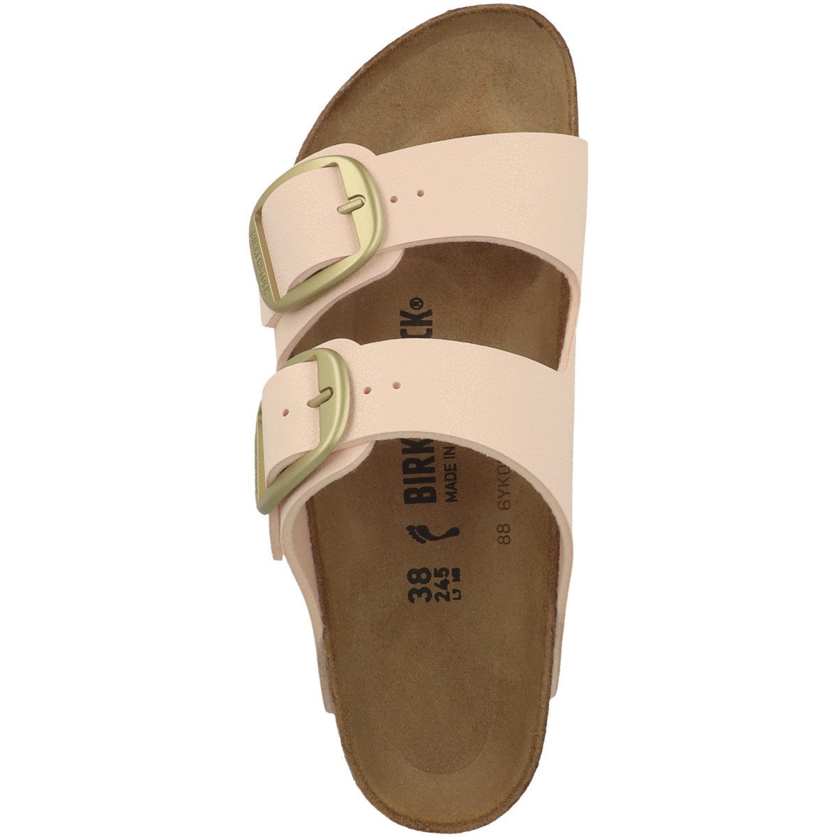 Birkenstock Arizona Big Buckle Birko-Flor Nubuk schmal Damen Sandale Sandaletten, Sommerschuhe, Badeschuhe, Riemchen, Schlappen