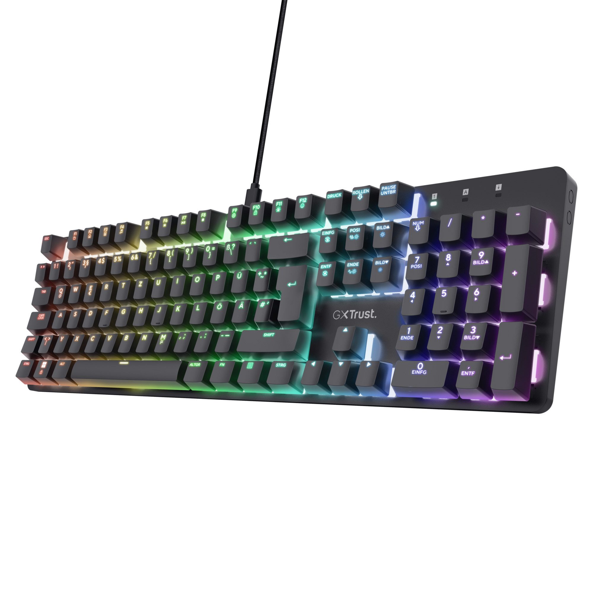 Trust GXT871 ZORA Mechanische Gaming Tastatur Gaming-Tastatur