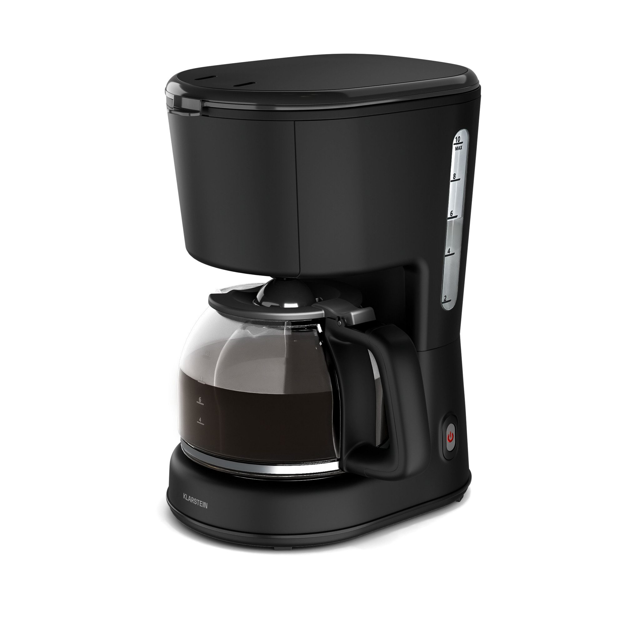 Klarstein Frühstücks-Set Velaire (3-tlg), Toaster 800W Wasserkocher 1,7 L 2200W Kaffeemaschinen 900W Schwarz – Bild 5 von 5