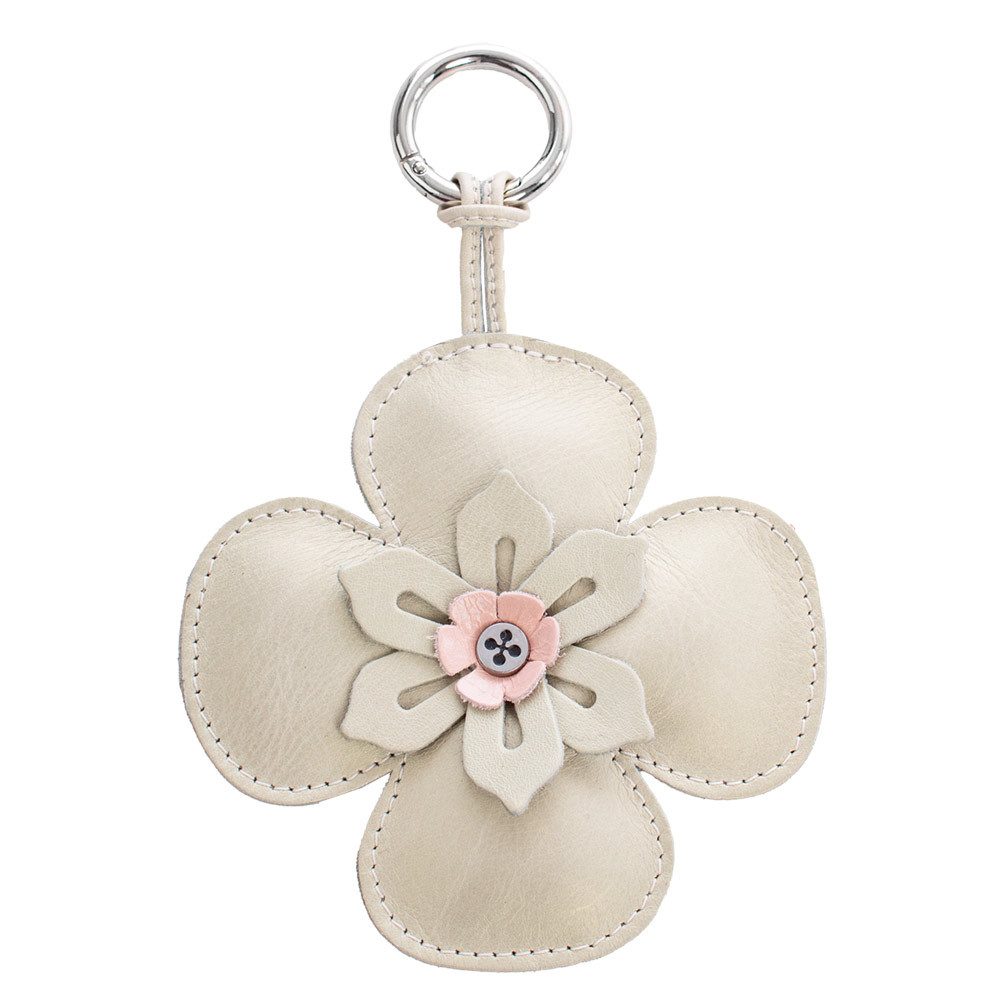 VOLKER LANG Сумкиanhänger CHARM Flower, CH4 - Oberfläche: Vintage - Farbe: mint-mint-naturel